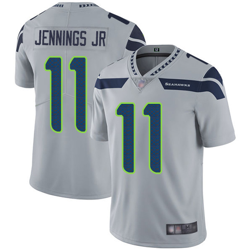 Seattle Seahawks Limited Grey Men Gary Jennings Jr. Alternate Jersey NFL Football #11 Vapor Untouchable->youth nfl jersey->Youth Jersey